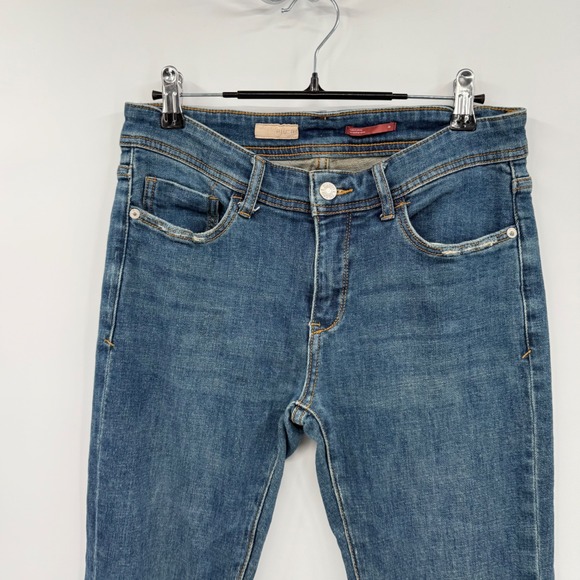 Pilcro Women's Blue Distressed‎ Skinny Jeans Size 26 - Picture 2 of 11